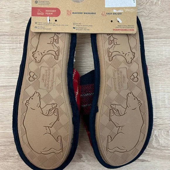 Dearfoams Men's Papa Bear Slipper Size Medium US 9-10 New - Picture 8 of 9